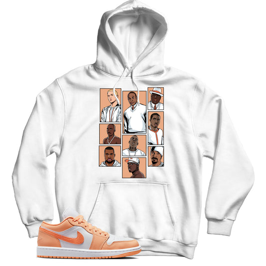 Jordan 1 Low Sunset Haze hoodie