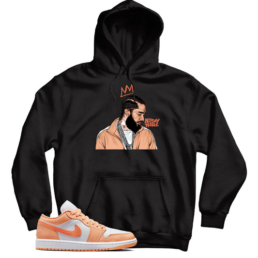 Jordan 1 Low Sunset Haze hoodie