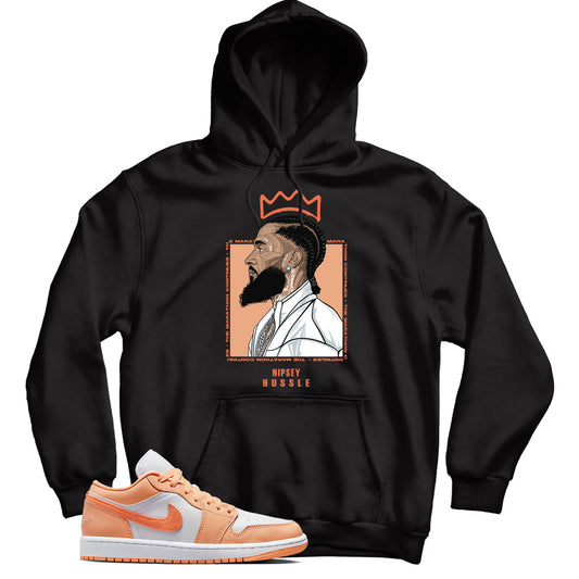 Jordan 1 Low Sunset Haze hoodie