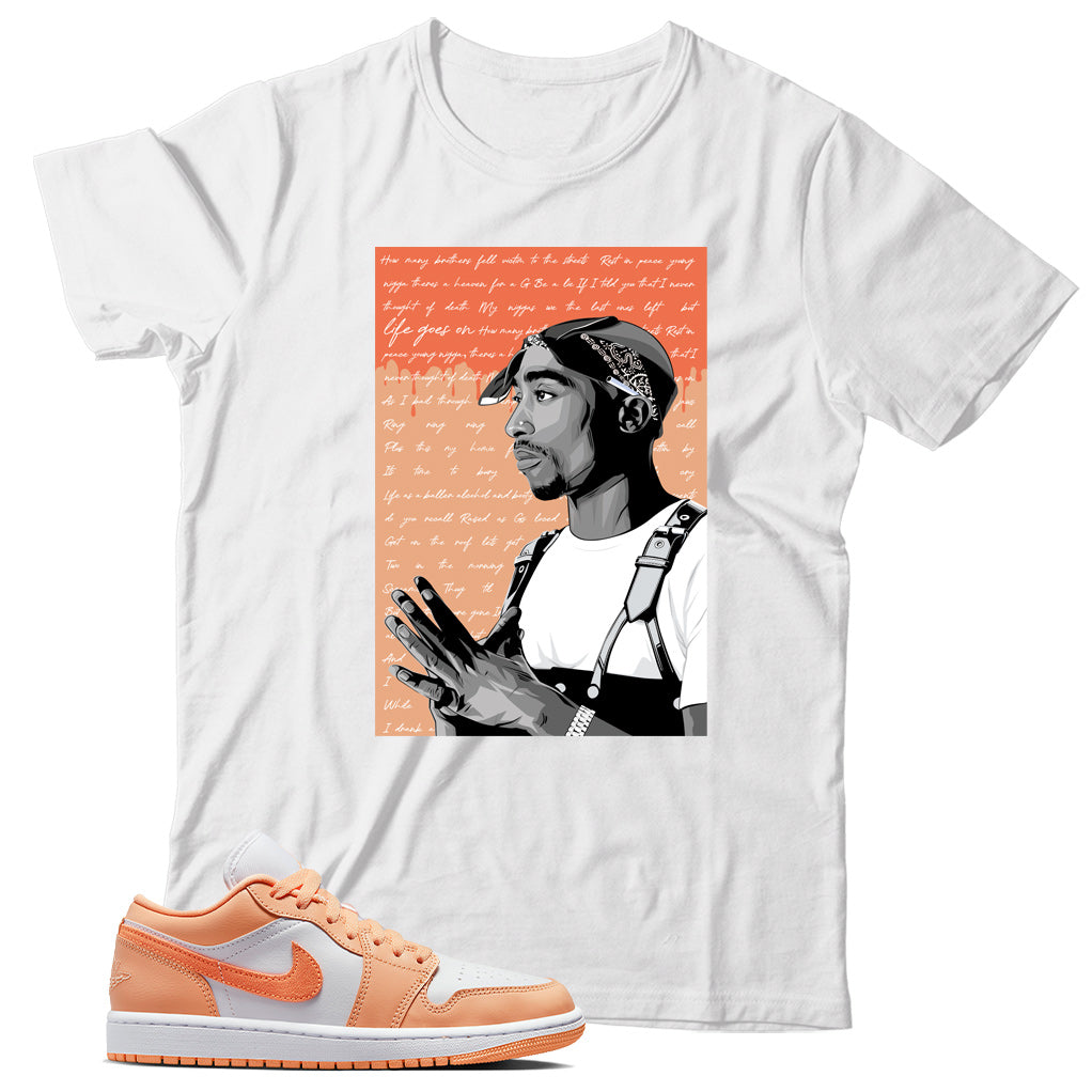 T-Shirt Match Jordan 1 Low Sunset Haze