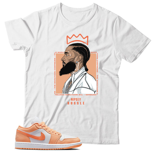 Jordan 1 Low Sunset Haze shirt