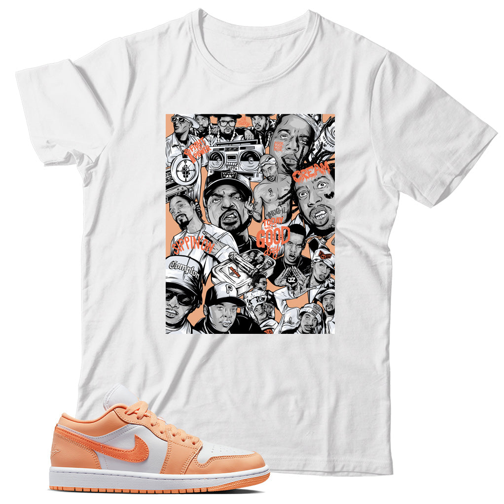 Jordan 1 Low Sunset Haze shirt