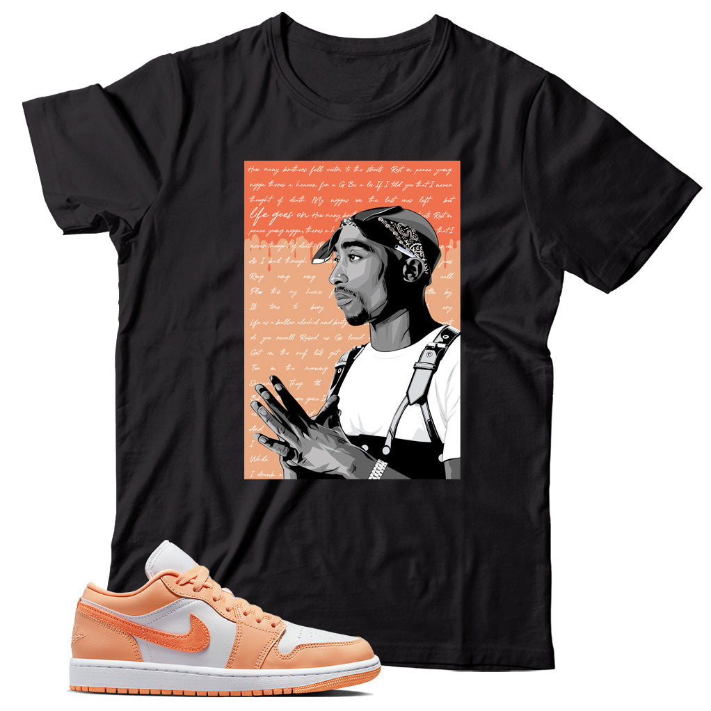 Jordan 1 Low Sunset Haze shirt