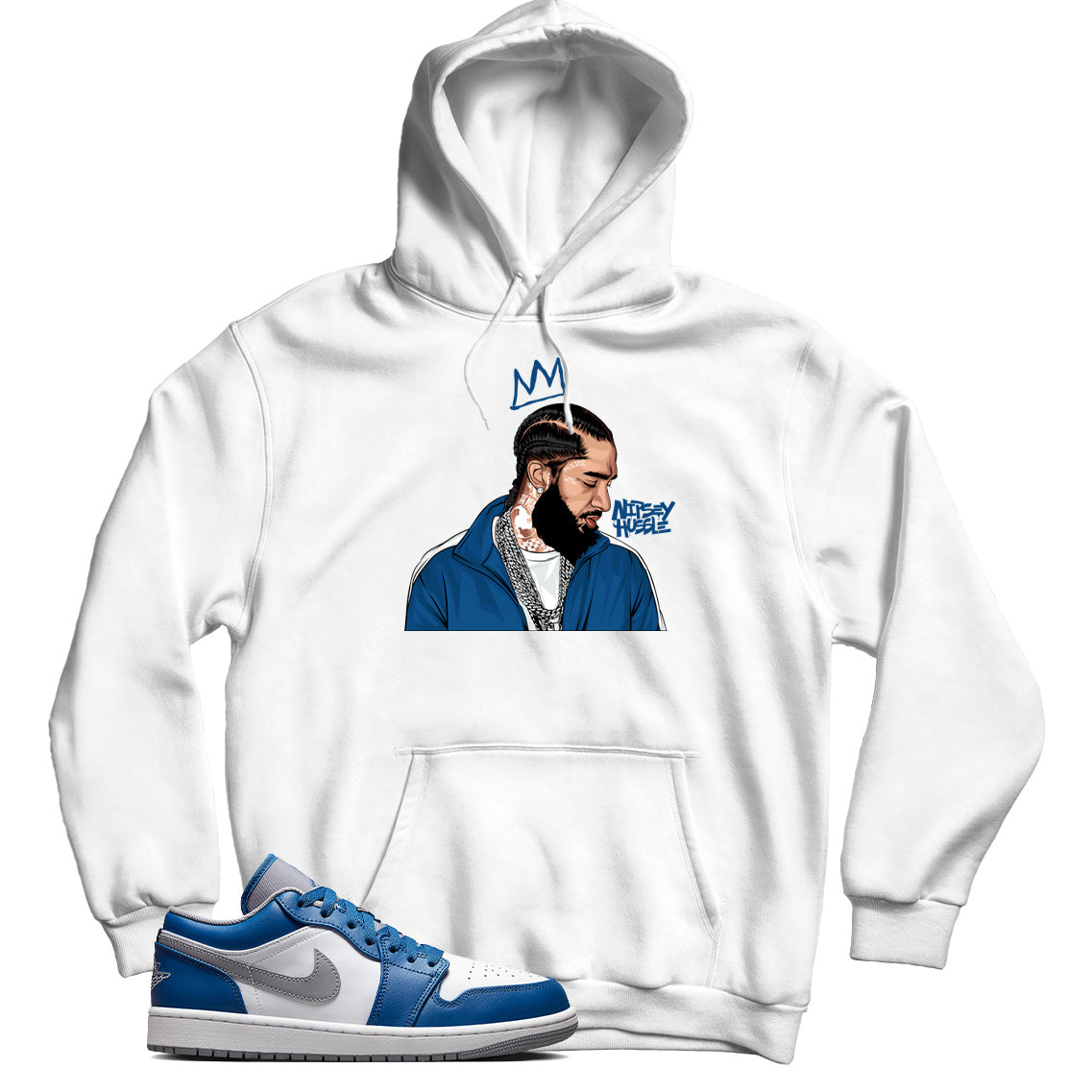 Jordan Low True Blue hoodie