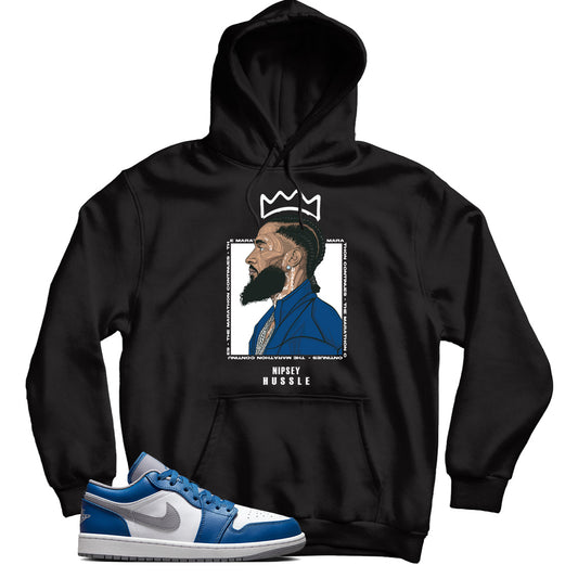 Jordan 1 Low True Blue hoodie