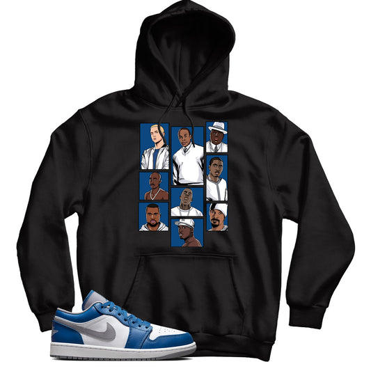 Jordan 1 Low True Blue hoodie