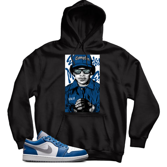 Jordan 1 Low True Blue hoodie