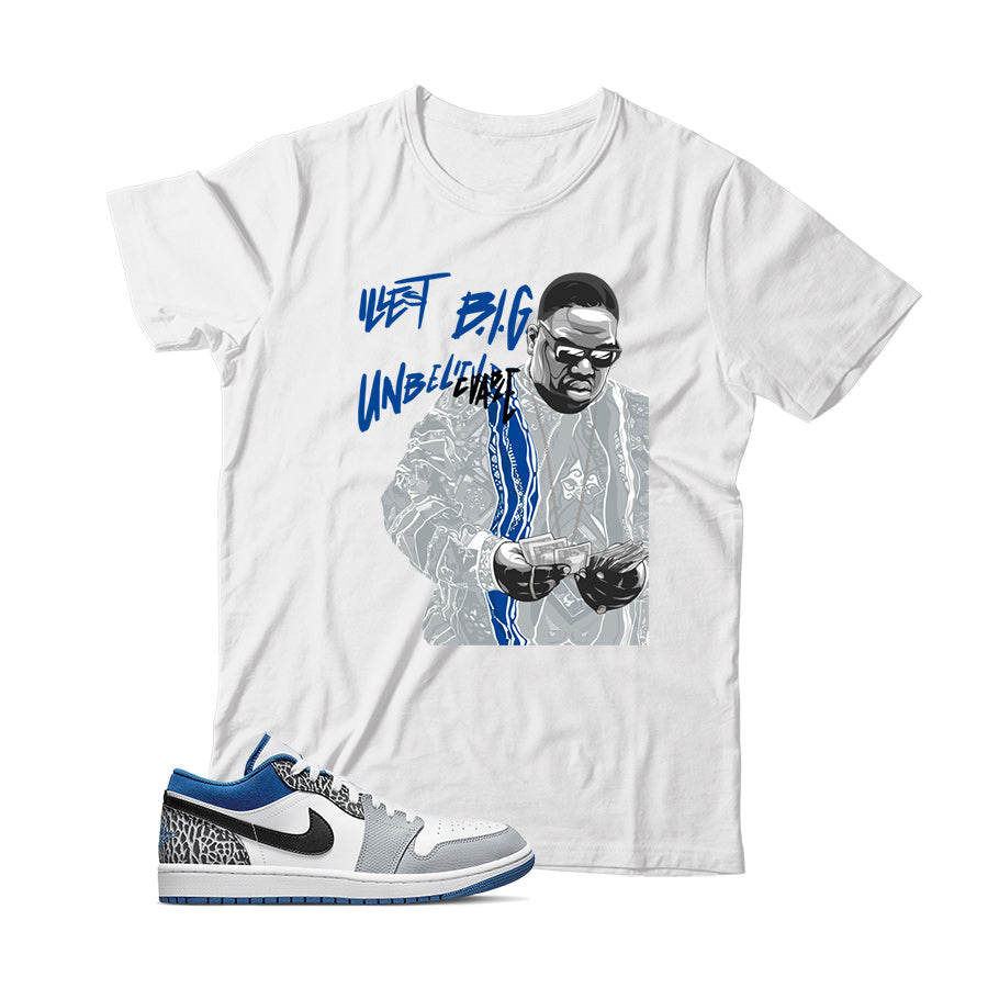 Jordan Low True Blue shirt