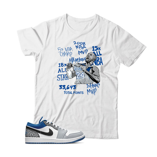 Jordan Low True Blue t shirt