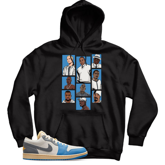 Jordan 1 Low Vintage UNC Grey Hoodie