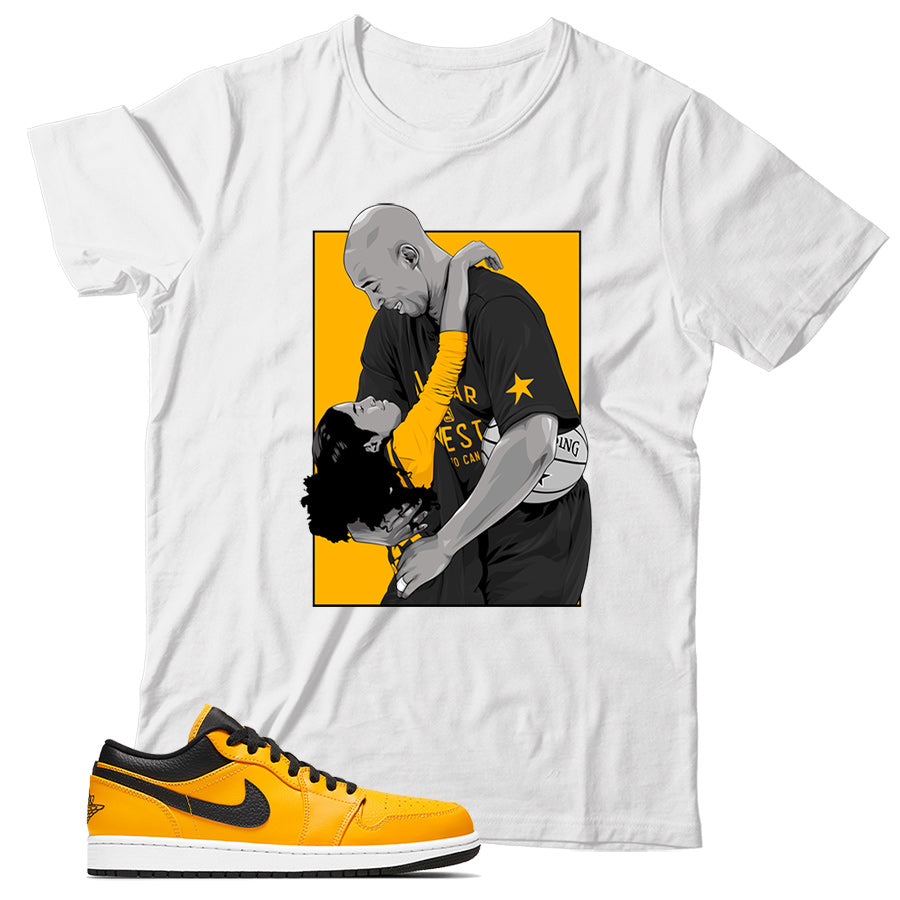 Jordan Low University Gold shirt