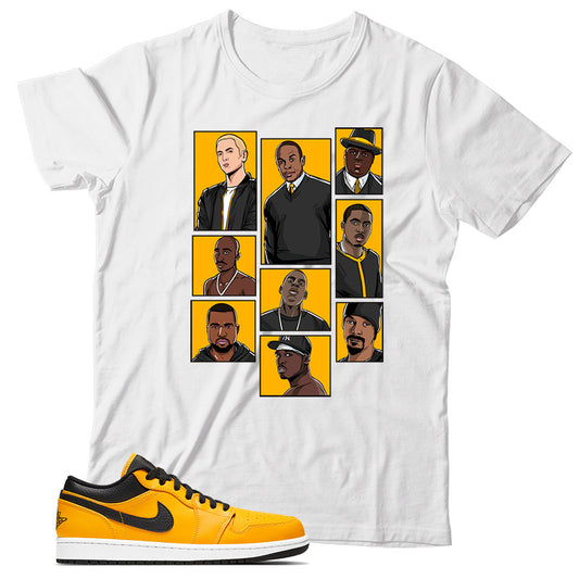 Jordan Low University Gold shirt