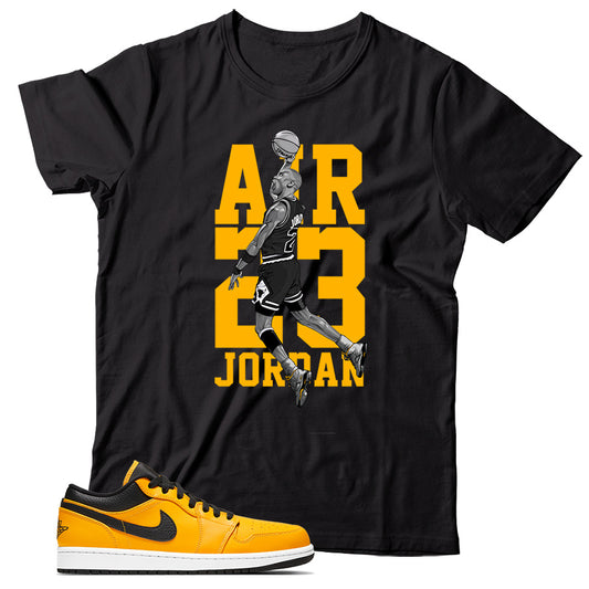 Jordan Low University Gold shirt