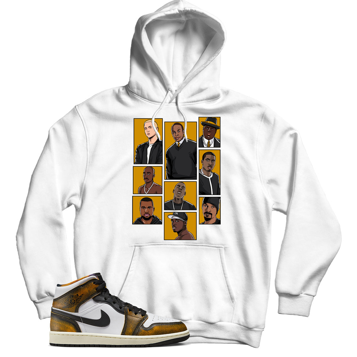 Jordan Orange Wear Away hoodie