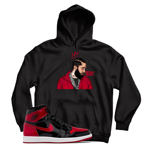Jordan 1 Patent Bred Hoodie