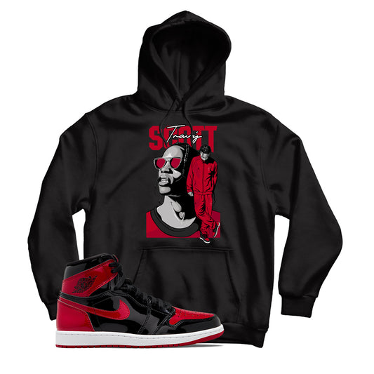 Jordan 1 Patent Bred Hoodie