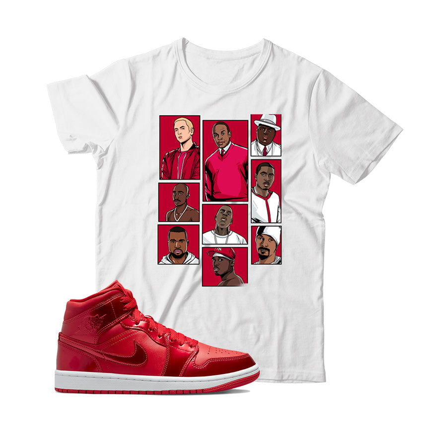 Jordan 1 Pomegranate shirt