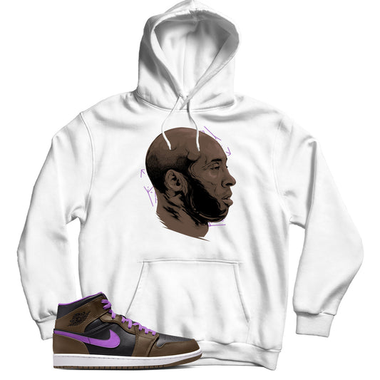 Air Jordan 1 Mid Purple Mocha hoodie