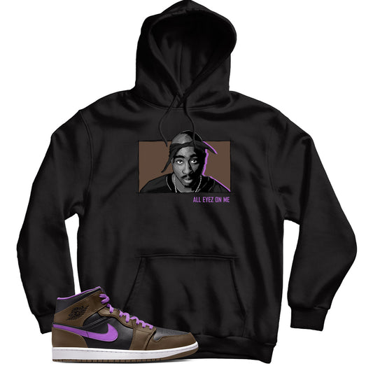 hoodie match Air Jordan 1 Mid Purple Mocha