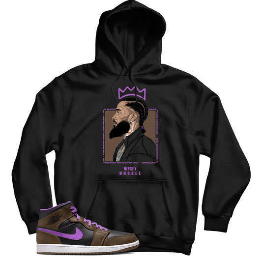 hoodie Jordan 1 Purple Mocha