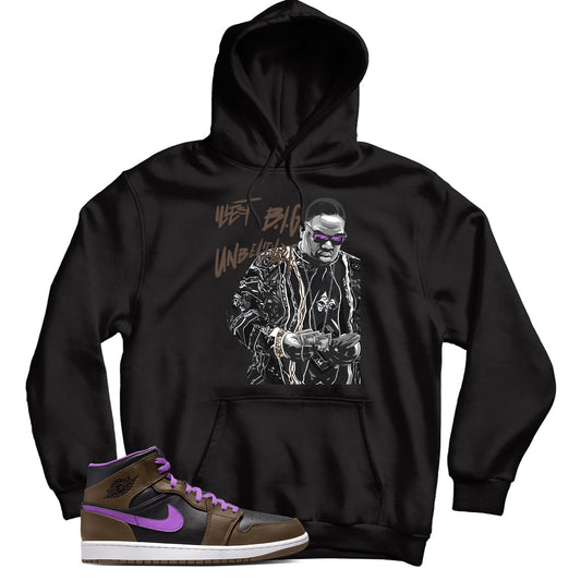 Air Jordan 1 Mid Purple Mocha hoodie