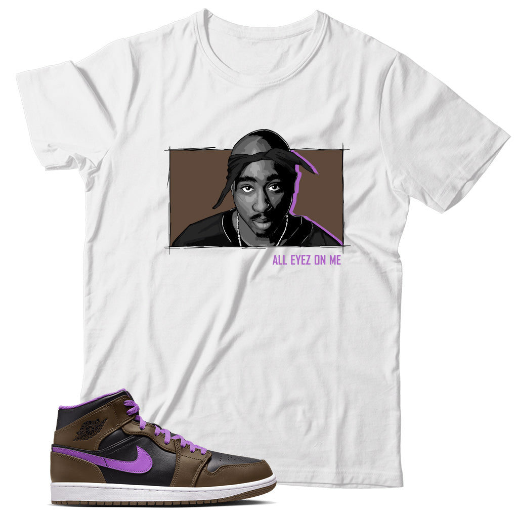 T-Shirt Match Jordan 1 Purple Mocha