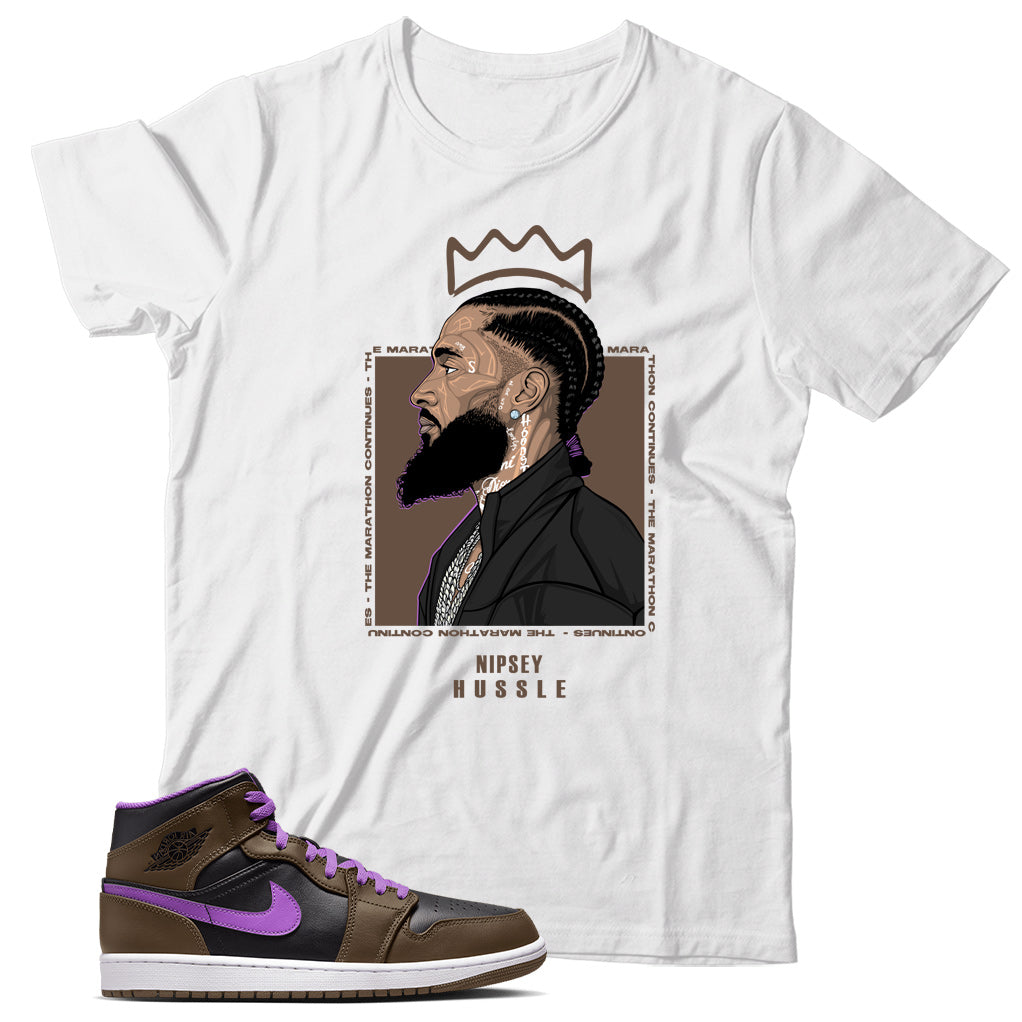 Jordan 1 Purple Mocha T-Shirt