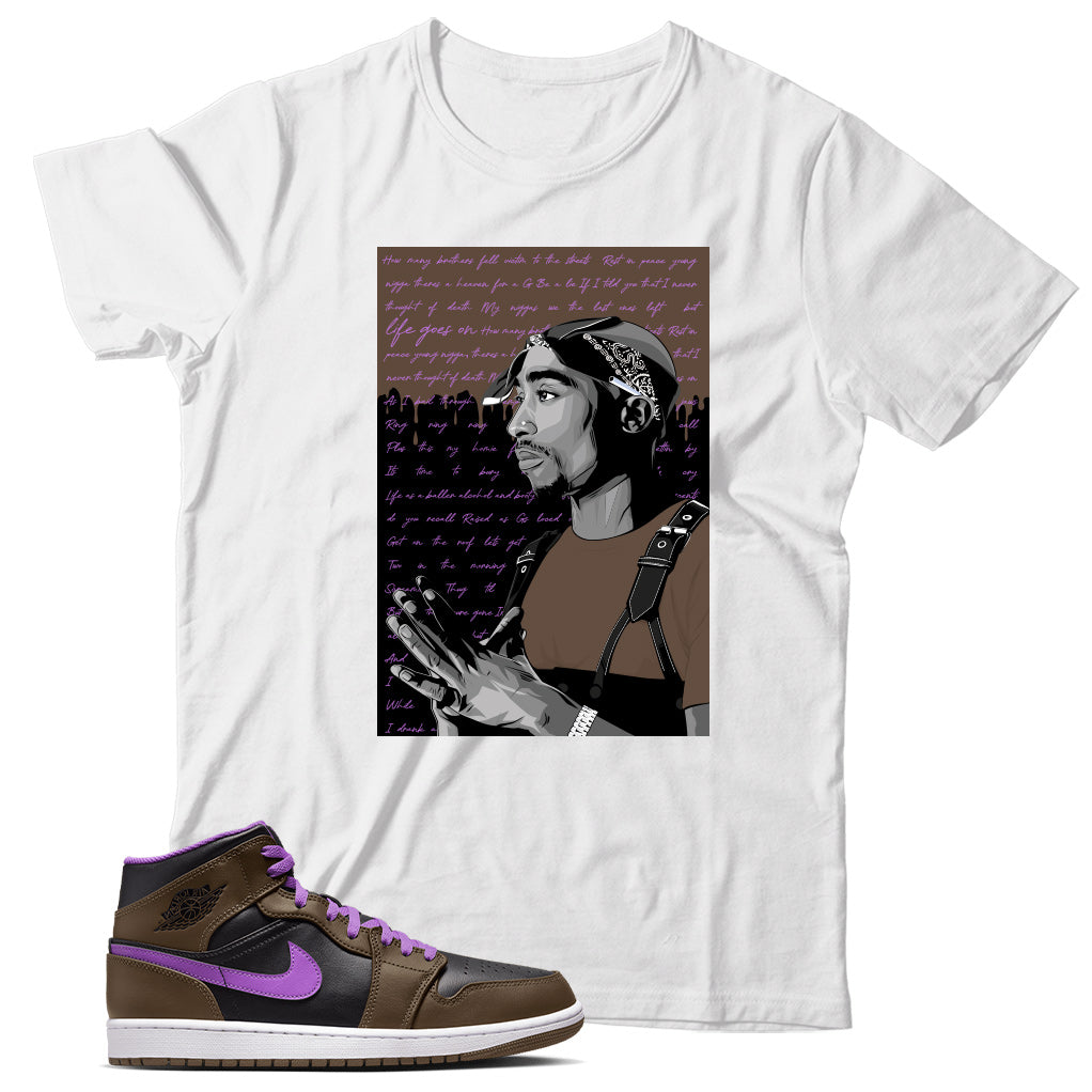 T-Shirt Match Jordan 1 Purple Mocha