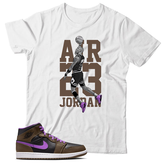 Jordan 1 Mid Purple Mocha T-Shirt