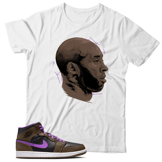 Air Jordan 1 Mid Purple Mocha T-Shirt