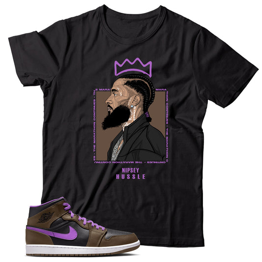 Jordan 1 Purple Mocha shirt