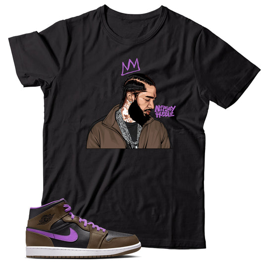Jordan 1 Purple Mocha shirt