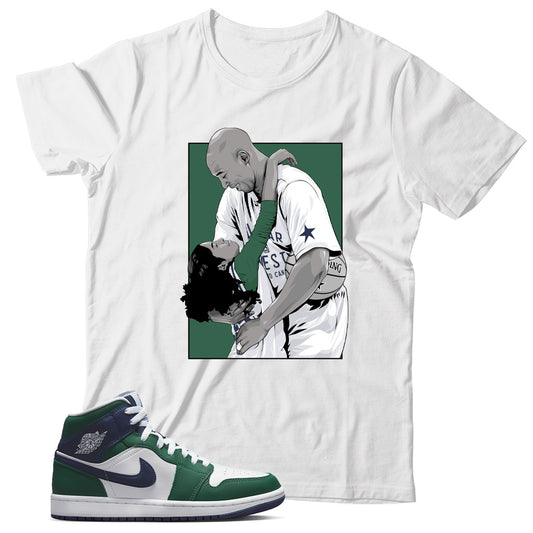 Jordan 1 Seahawks shirt