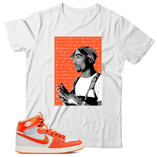 Jordan 1 Syracuse shirt