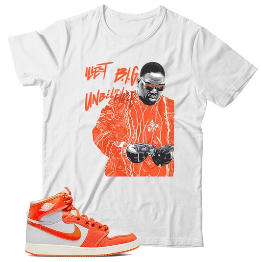 Jordan 1 Syracuse shirt