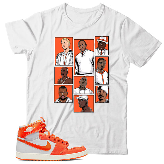 Jordan 1 Syracuse shirt