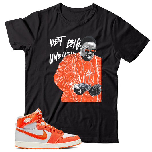 Jordan 1 Syracuse t shirt