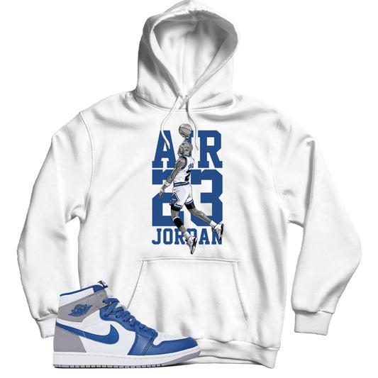 Jordan 1 True Blue hoodie