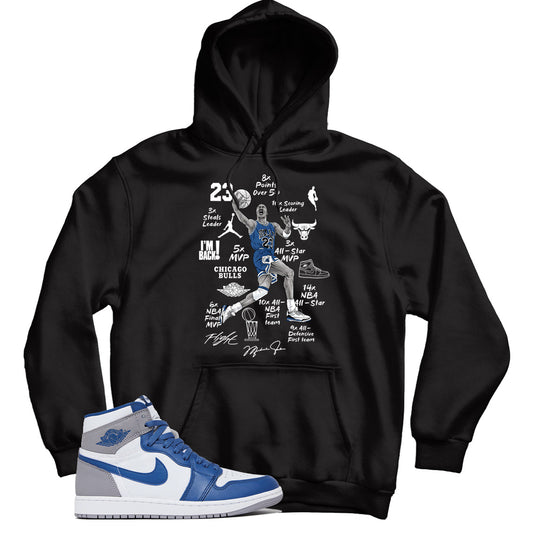 Jordan 1 True Blue hoodie