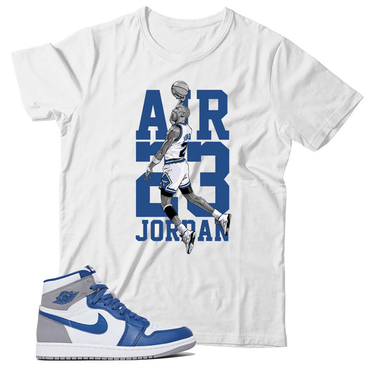 Jordan 1 True Blue shirt