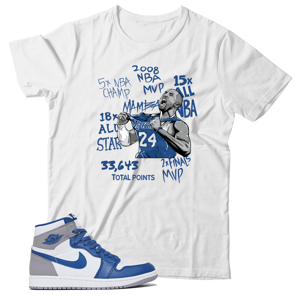 Jordan 1 True Blue shirt