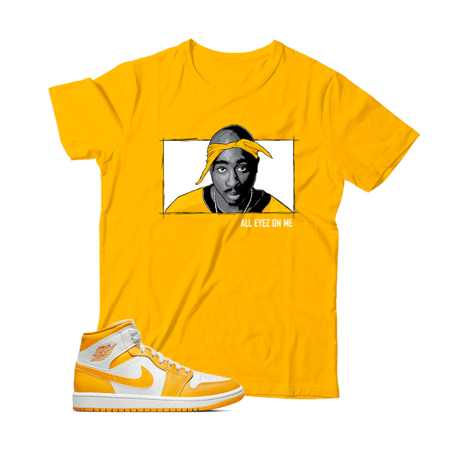 Jordan 1 University Gold shirt