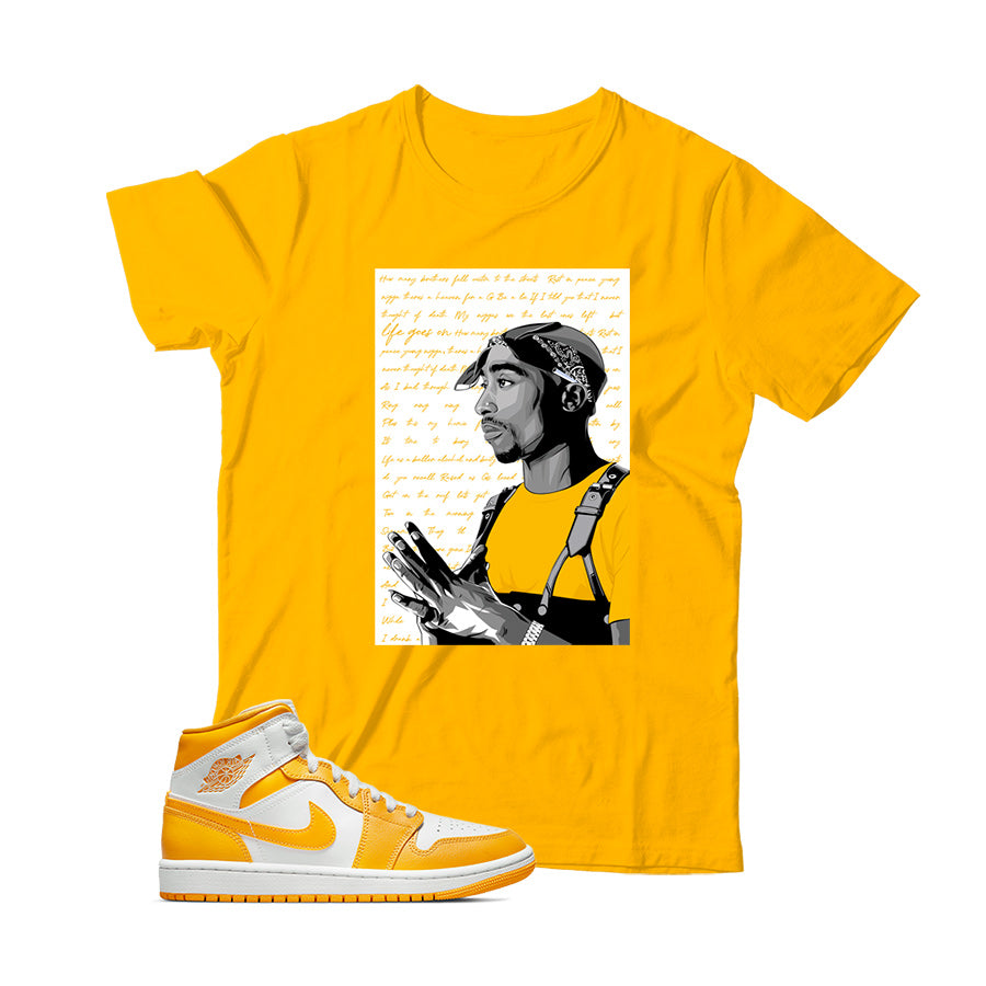 Jordan 1 University Gold shirt