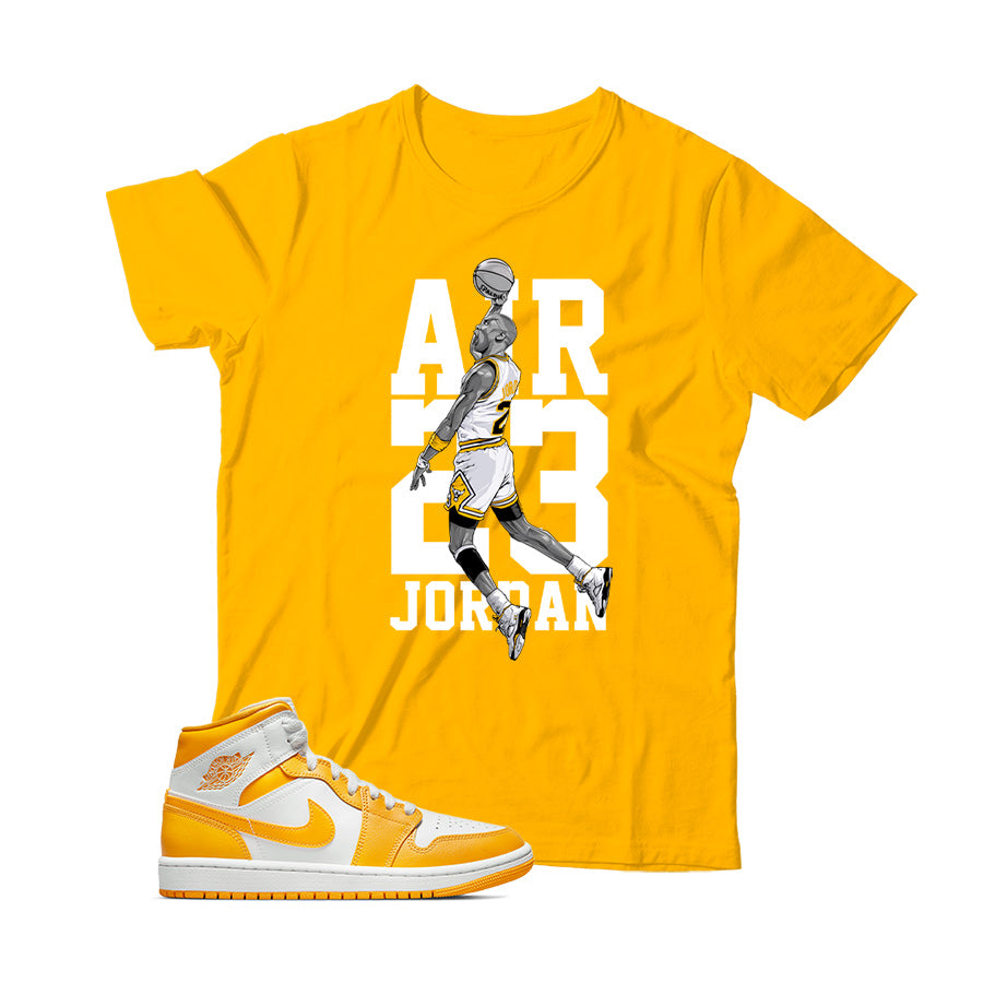 Jordan 1 University Gold shirt