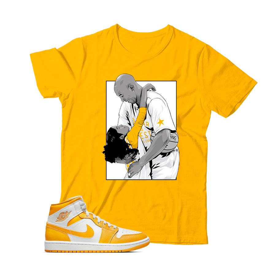 Jordan 1 University Gold shirt