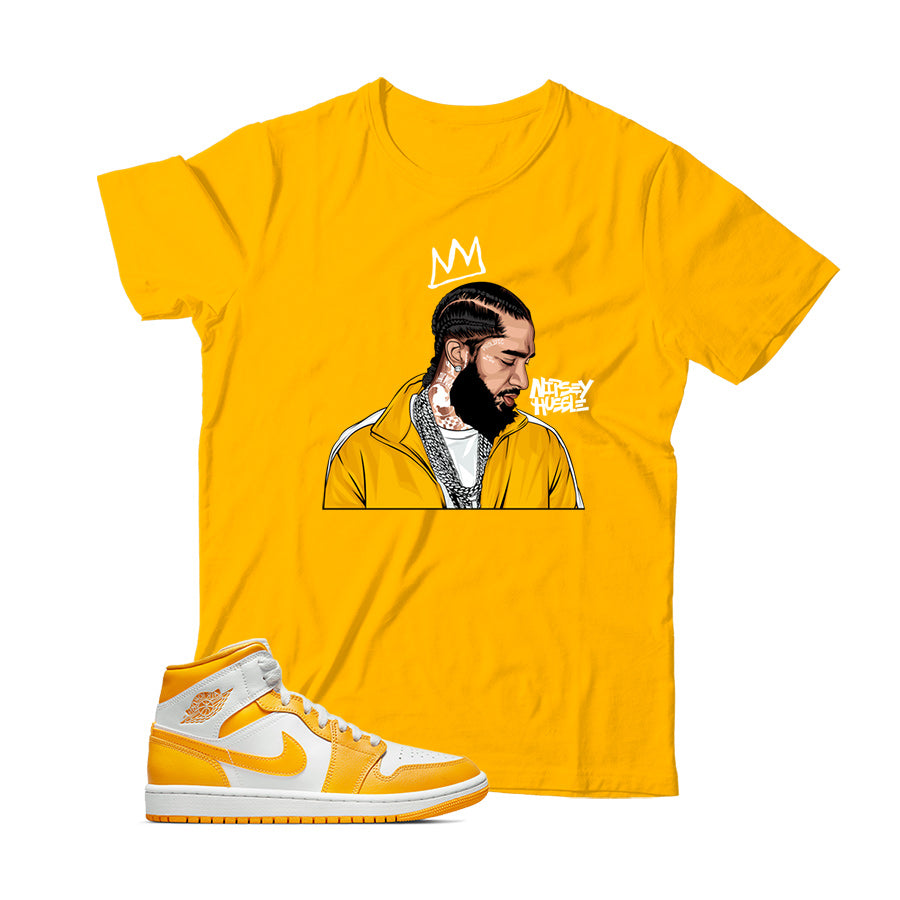 Jordan 1 University Gold shirt