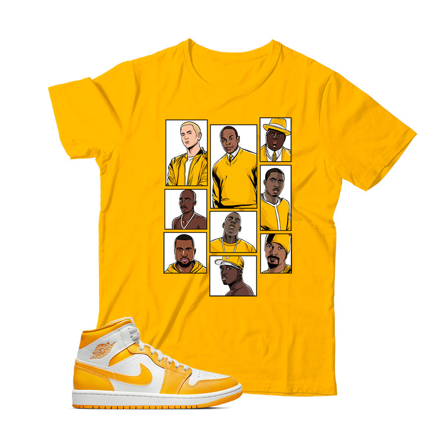 Jordan 1 University Gold shirt