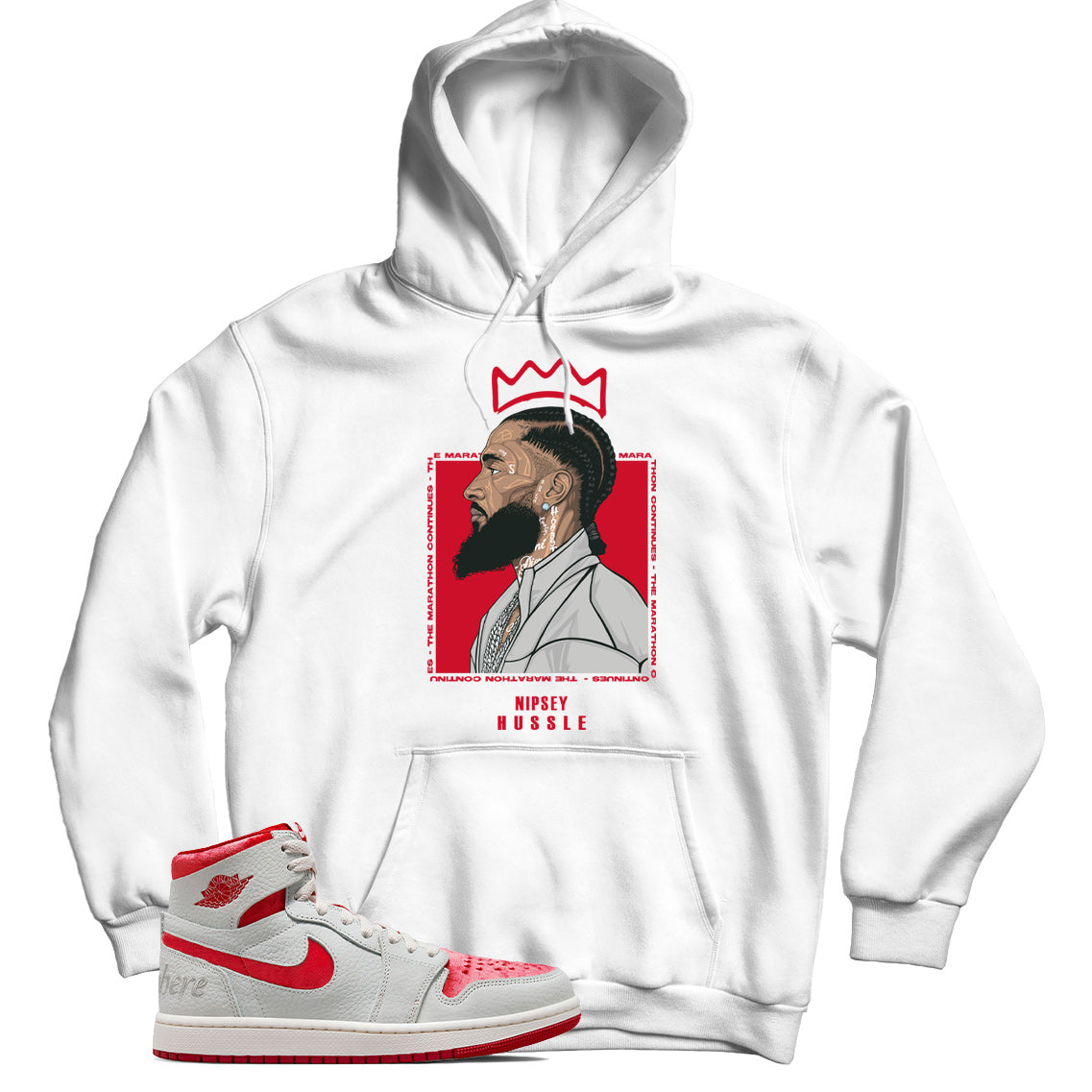 Jordan 1 Valentine’s Day hoodie