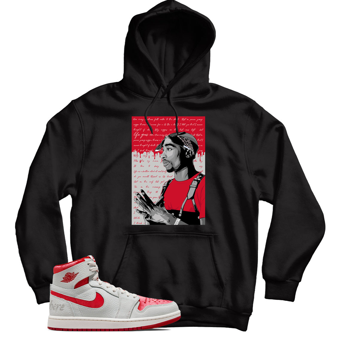 Jordan 1 Valentine’s Day hoodie