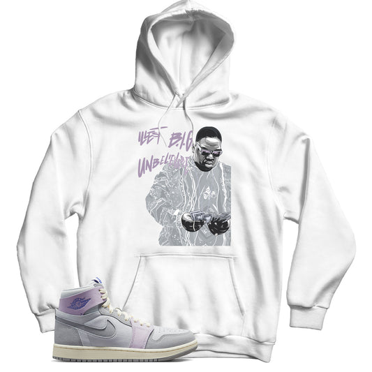 Jordan 1 Zoom Grey Purple hoodie
